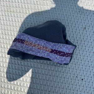 Gray and Purple Patterned Headband